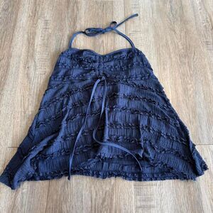 Unbranded Women's Navy and Blue Vest